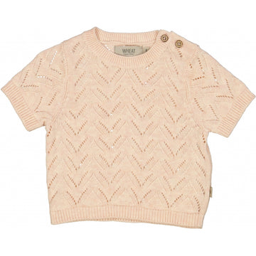 Wheat Main Strikket topp Shiloh Knitted Tops 9206 multi melange