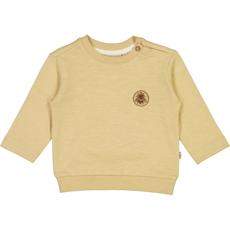 Wheat Sweatshirt Bee Embroidery Sweatshirts 5411 oat