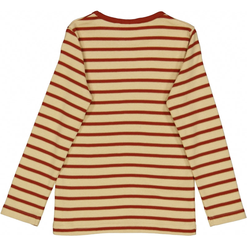 Wheat T-Shirt Striped LS Jersey Tops and T-Shirts 2901 sienna stripe