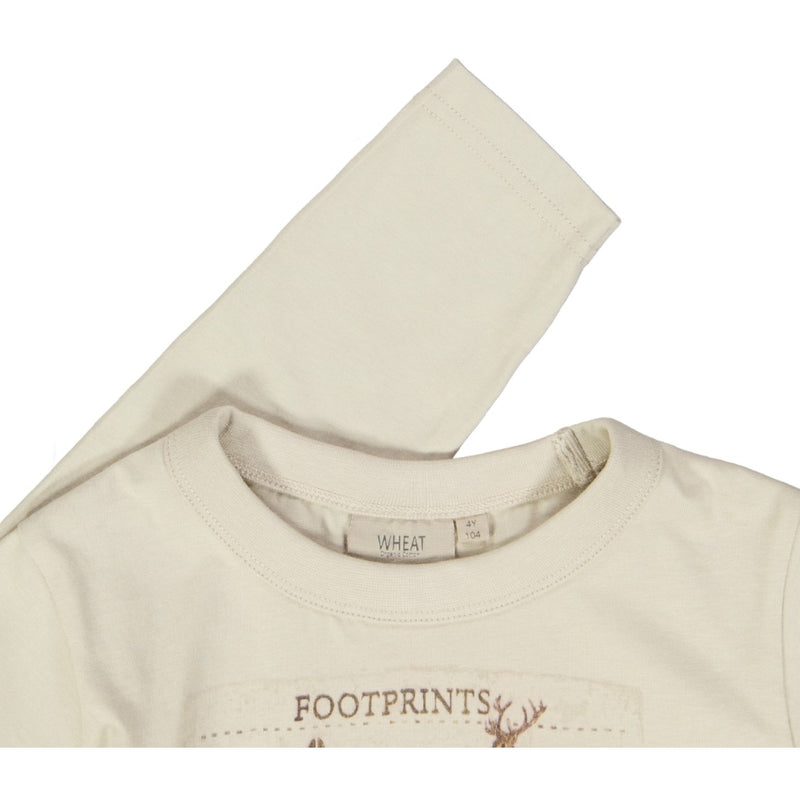 Wheat 
T-skjorte Fotspor Jersey Tops and T-Shirts 3140 fossil
