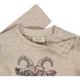 Wheat 
T-skjorte Geit Jersey Tops and T-Shirts 0072 gravel melange