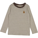 Wheat T-skjorte Grankongle Badge Jersey Tops and T-Shirts 3054 mulch stripe