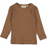 Wheat  T-skjorte Nor LS Jersey Tops and T-Shirts 3303 coffee melange