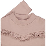 Wheat T-skjorte Rib Ruffle Jersey Tops and T-Shirts 2411 powder brown