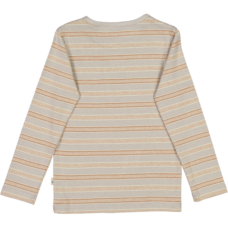 Wheat 
T-skjorte Stripete LS Jersey Tops and T-Shirts 5055 morning dove stripe