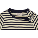 Wheat T-skjorte Wagner SS Jersey Tops and T-Shirts 0327 deep wave stripe