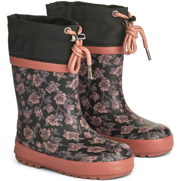 Wheat Footwear Termo Gummist¿vel Print Rubber Boots 0039 black magnolia