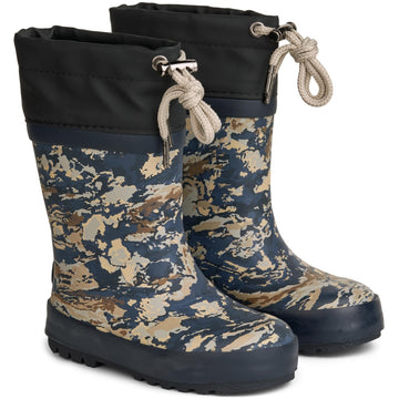 Wheat Footwear Termo Gummist¿vel Print Rubber Boots 1104 clouds