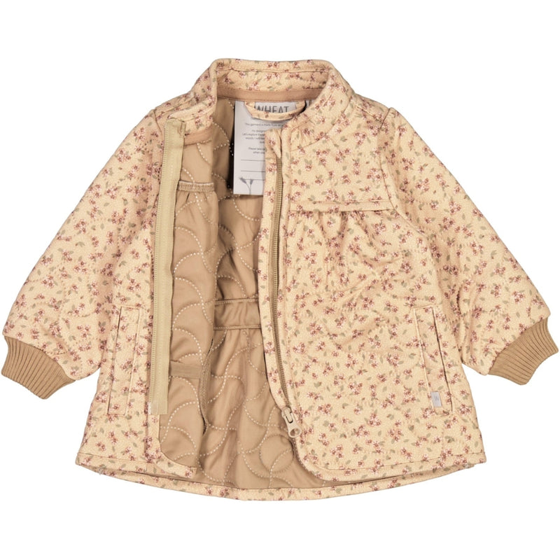 Wheat Outerwear Thermo Jakke Thilde | Baby Thermo 5401 oat flower 1