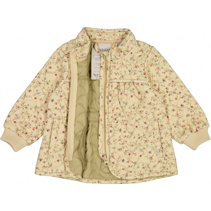 Wheat Outerwear Thermo Jakke Thilde | Baby Thermo 9103 flower vine
