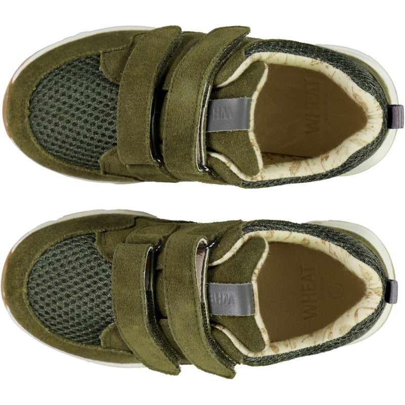 Wheat Footwear Toney sneaker med borrelås Sneakers 4121 heather green