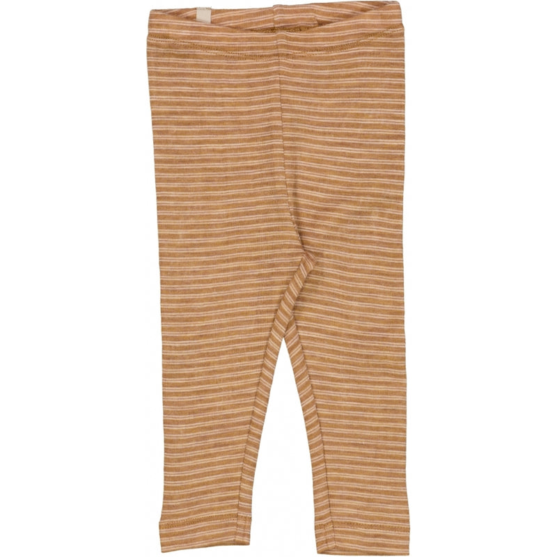 Wheat Wool Ull Leggings Leggings 3515 clay melange wool stripe