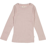 Wheat Wool Ull T-skjorte LS Jersey Tops and T-Shirts 2086 dark powder 