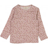Wheat Wool Ull T-skjorte LS Jersey Tops and T-Shirts 2436 powder flowers