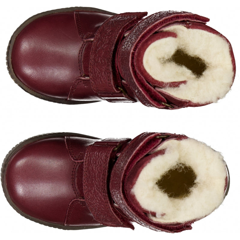 Wheat Footwear Van Borrelås Tex Støvel Winter Footwear 2120 berry